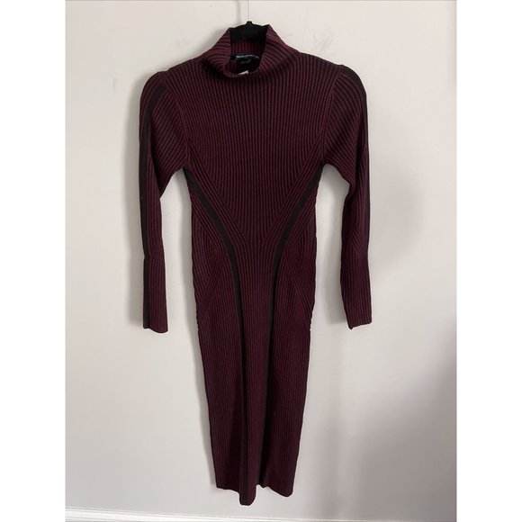 French Connection Simona Body Con Sweater Dress LS - Picture 6 of 6